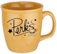 Ceramic Mugs: 14oz Color Deco Coffee Mugs